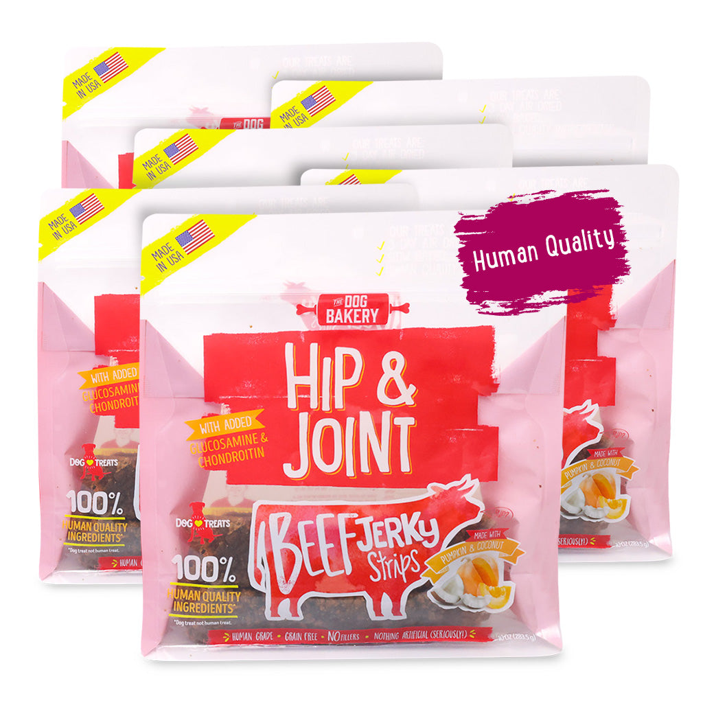 Beef Hip & Joint Jerky Strips Dog Treats - 10 oz