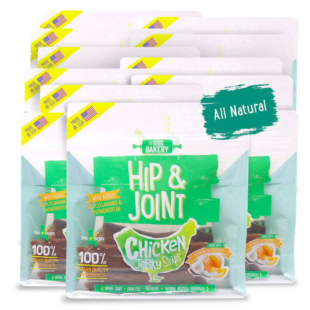 Chicken Hip & Joint Jerky Strips Dog Treats - 10 oz