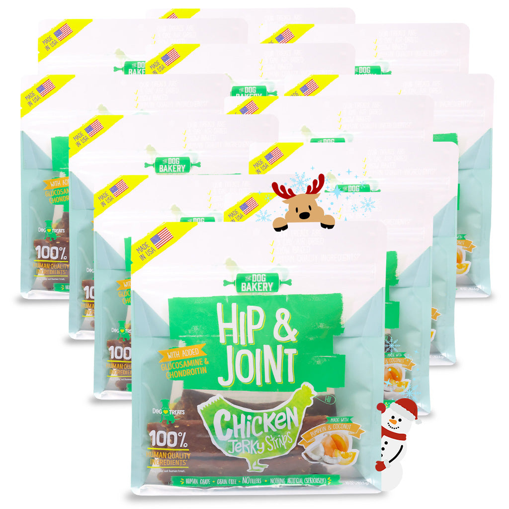 Chicken Hip & Joint Jerky Strips Dog Treats - 10 oz
