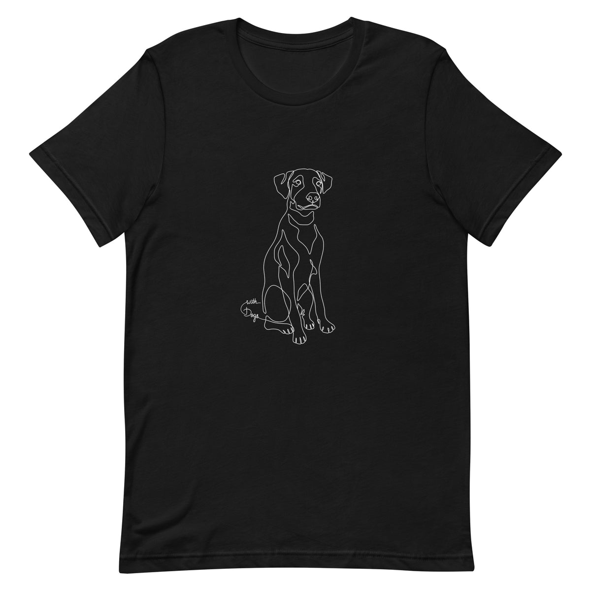 Sitting With Dogs Unisex TShirt RockyKanaka
