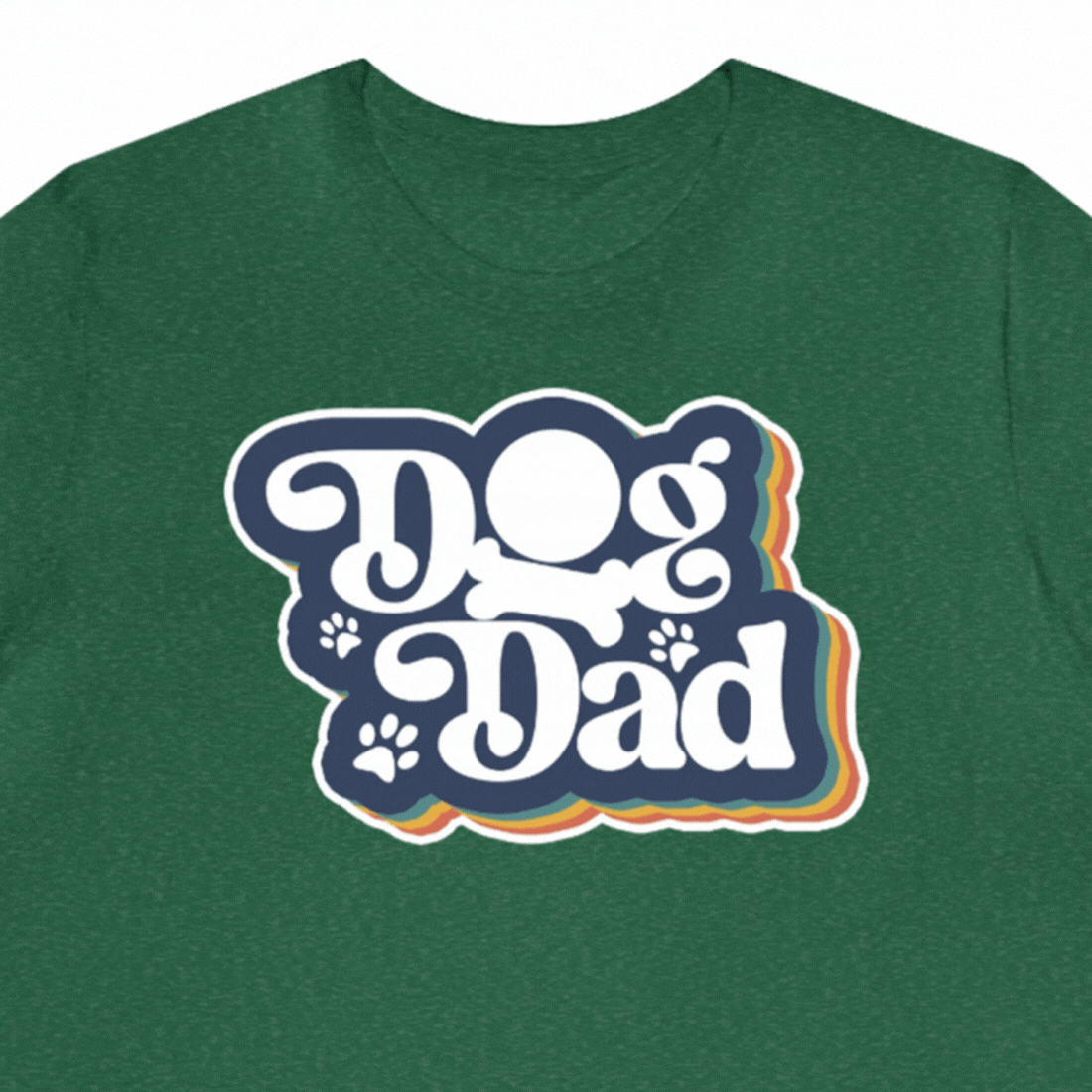 Dog Dad Customizable T-shirt
