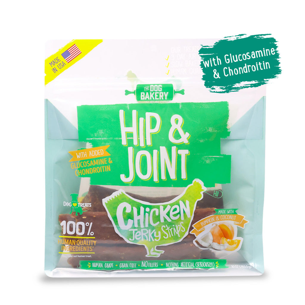 Chicken Hip &amp; Joint Jerky Strips Dog Treats - 10 oz
