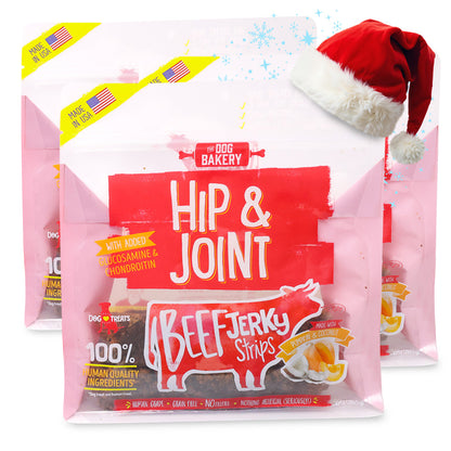 Beef Hip &amp; Joint Jerky Strips Dog Treats - 10 oz