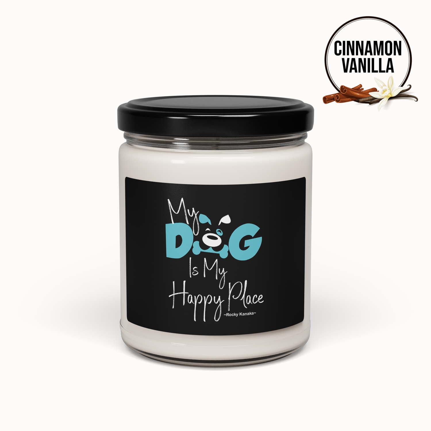 My Dog is My Happy Place Soy Candle