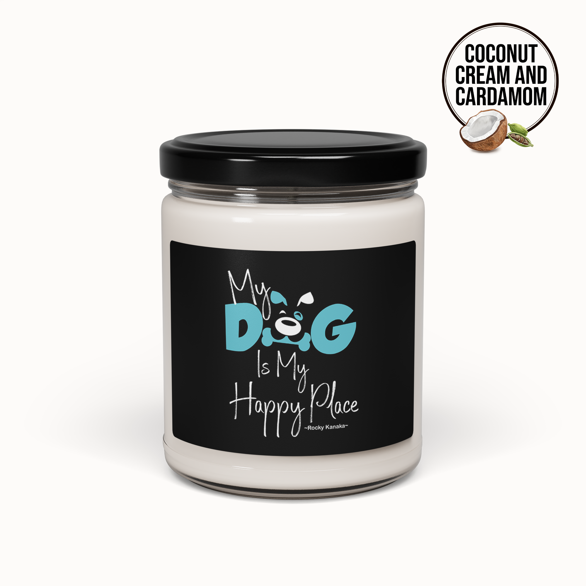 My Dog is My Happy Place Soy Candle