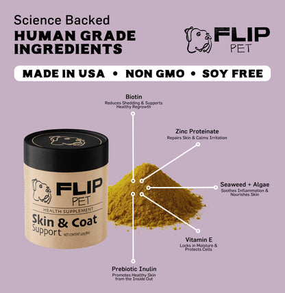 Skin &amp; Coat Supplement- Flip Pet