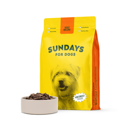 Sundays Air Dried Dog Food - Beef 30