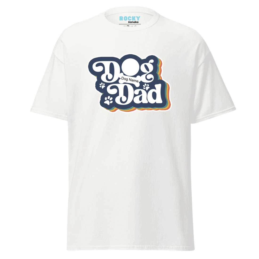 Dog Dad Customizable T-shirt