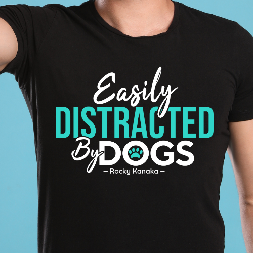 Easily Distracted by Dogs: Short-Sleeve Unisex T-Shirt