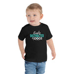 Easily Distracted: Toddler Short Sleeve Tee Turquoise