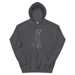 Sitting With Dogs Unisex Hoodie