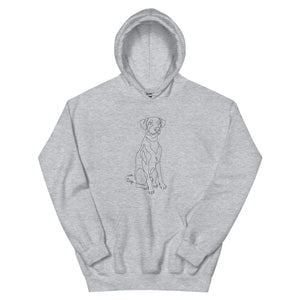Sitting With Dogs Unisex Hoodie