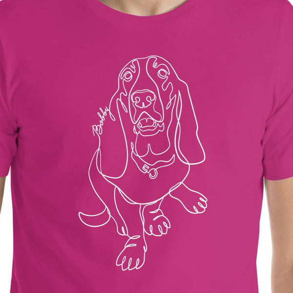 Sitting with Dogs [Bobby] Unixsex t-Shirt – RockyKanaka