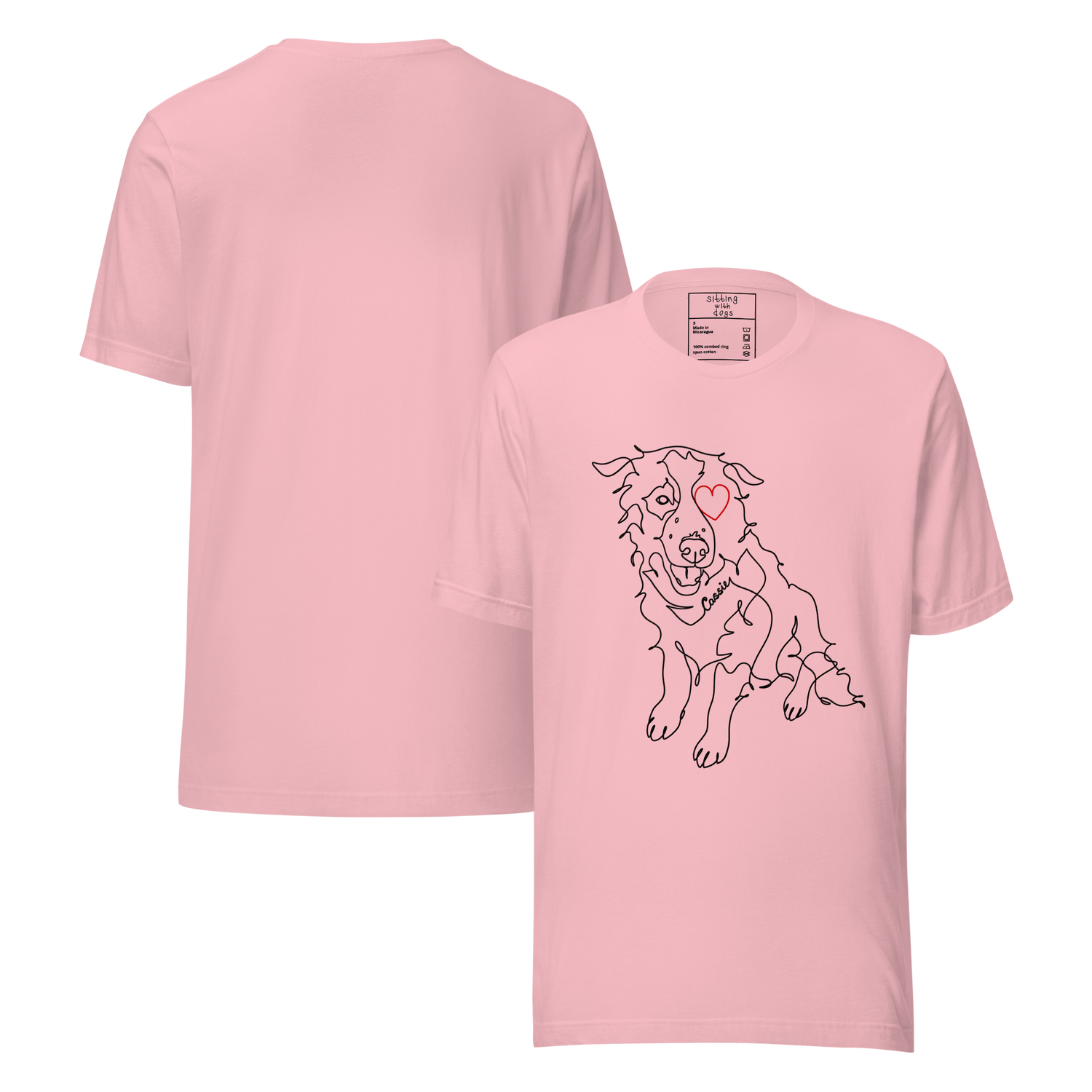 Sitting With Dogs [Cassie] Unisex Tee