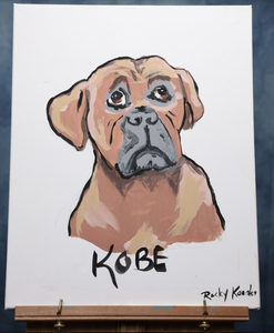 Kobe Painting by Rocky Kanaka