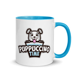 Puppuccino Time Mug by Rocky Kanaka