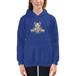 Puppuccino Time Kids Hoodie by Rocky Kanaka