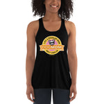 Women's Flowy Racerback Tank: Dog Mom Like a Regular Mom Only Cooler