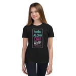 Hello Aloha Ciao Woof Meow Short Sleeve T-Shirt for Kids